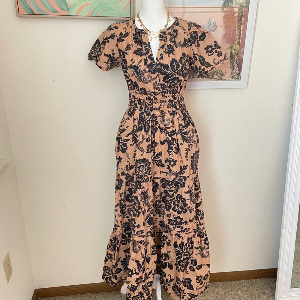 Anthropologie Somerset Floral Maxi Dress in XS - Picture 6 of 10